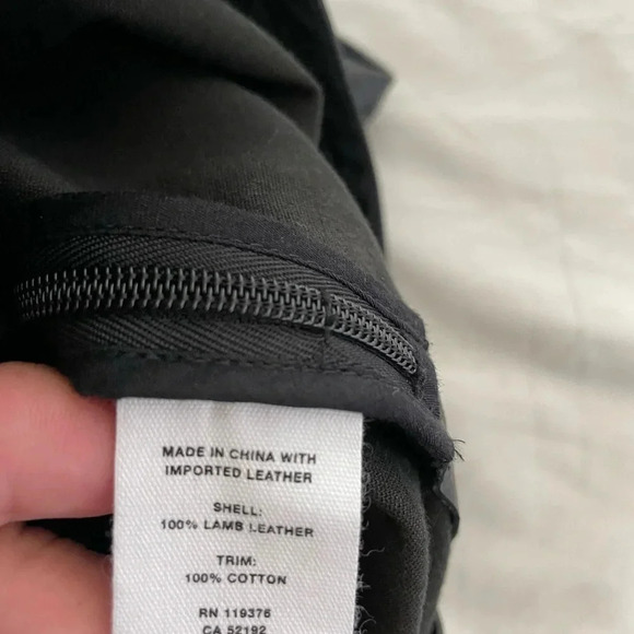 Helmut Lang overlap mini leather skirt - Picture 8 of 9